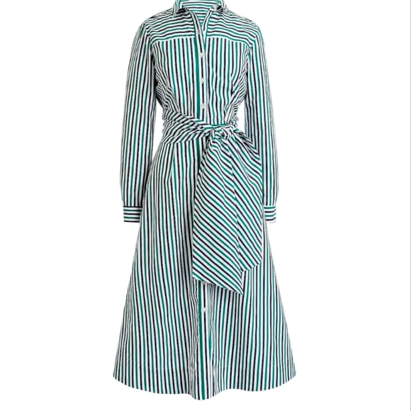 J. Crew Dresses J Crew Striped Shirt Dress Poshmark